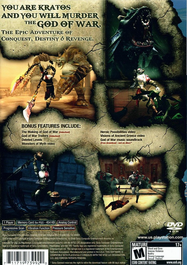 God Of War 1 PS2 PAL/Espaol ISO MEGA - Gratisjuegos