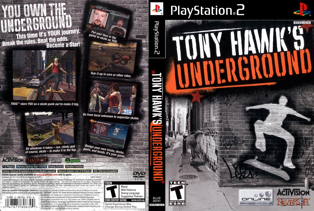 Tony Hawk�s Underground 2 (USA) ISO