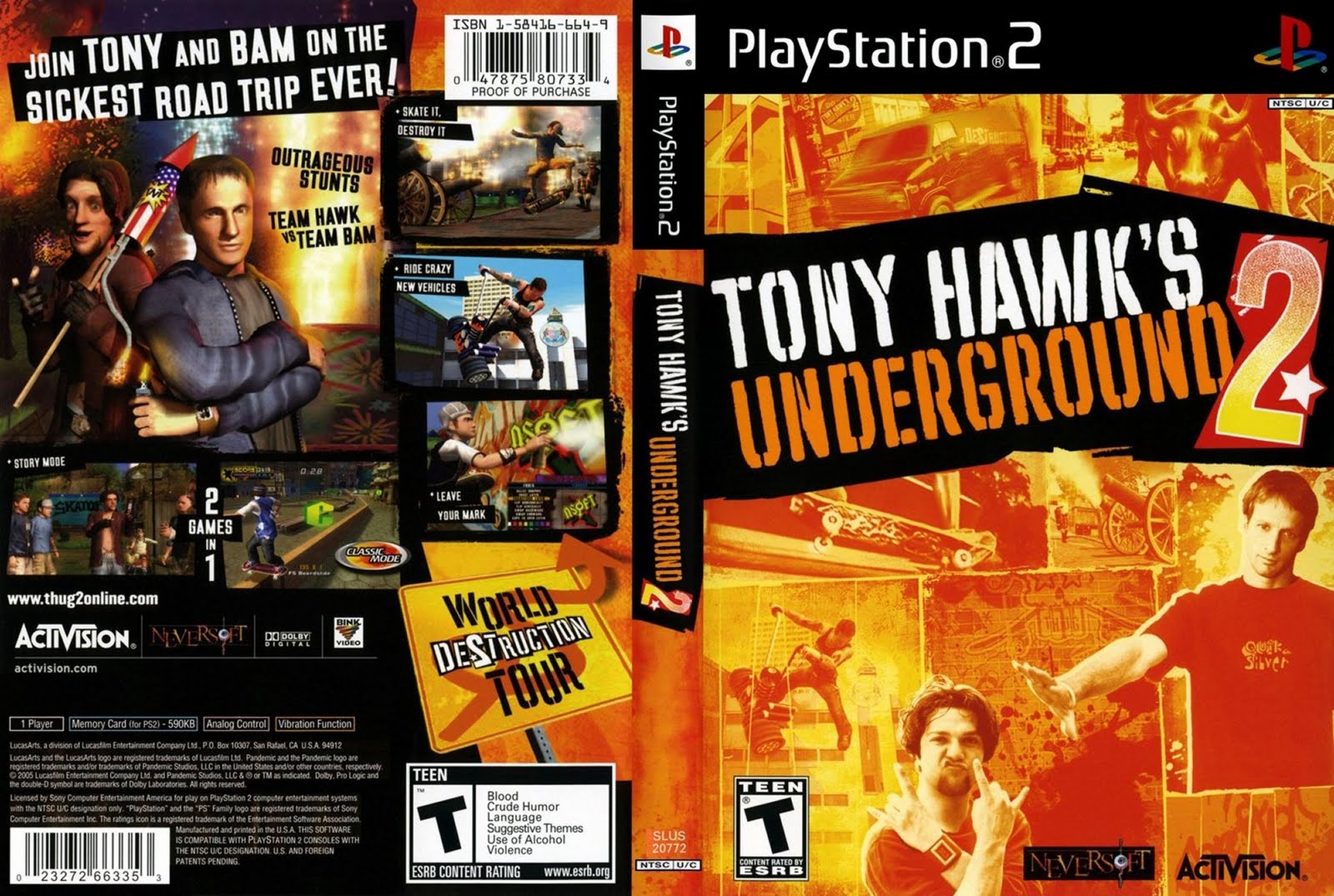 Longplay of Tony Hawks Underground 2 - YouTube