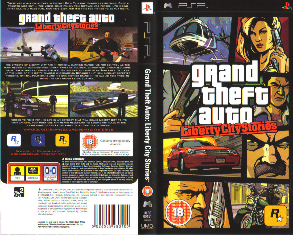 Grand Theft Auto - Liberty City Stories (USA) ISO