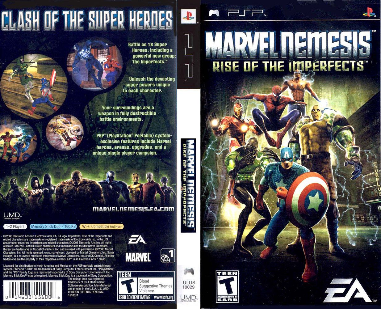 Marvel Nemesis Rise of the Imperfects (USA) ISO