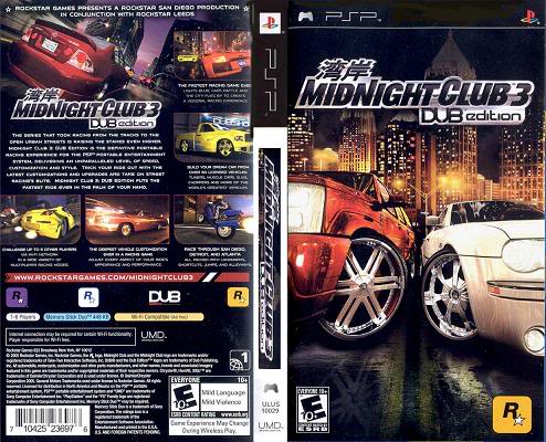 midnight club 3 dub edition psp