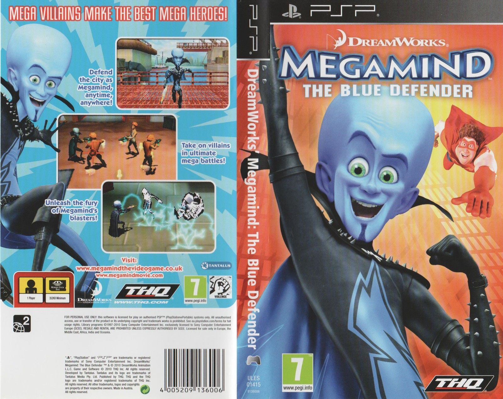 Megamind - The Blue Defender (USA) ISO