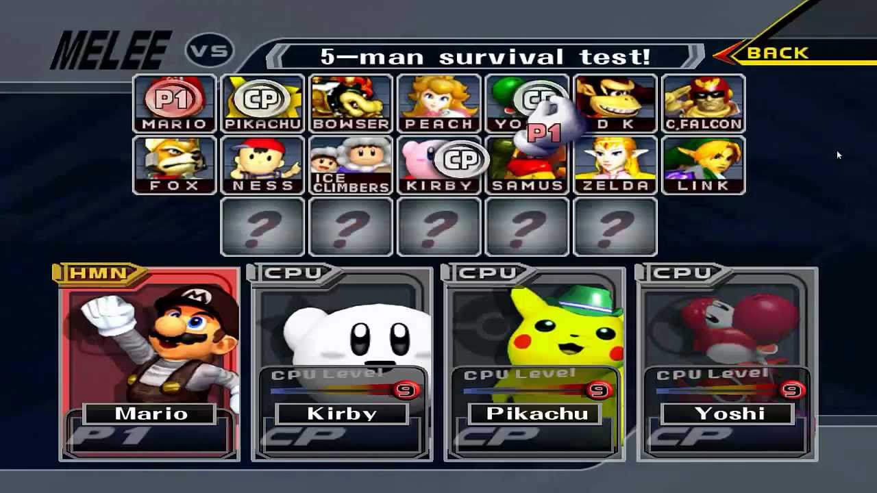 super smash bros melee iso gamecube