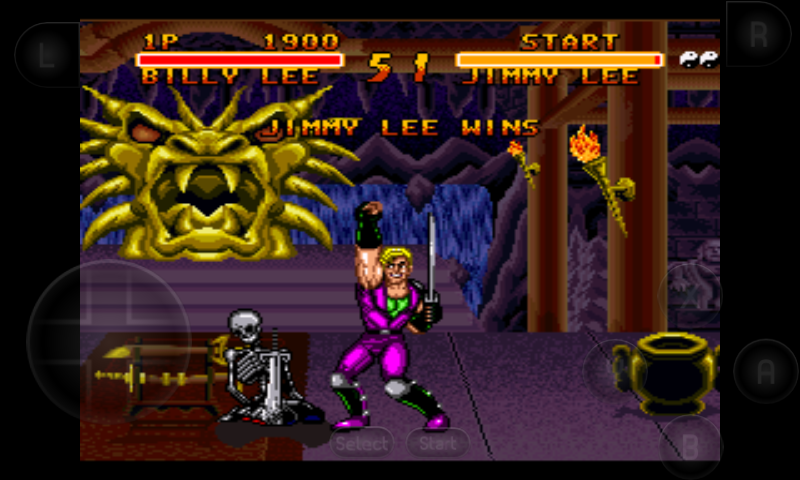 download double dragon v the shadow falls snes
