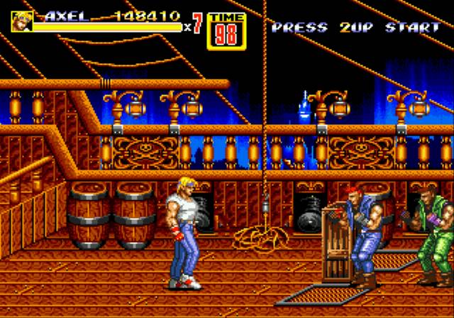 streets of rage 2 rom hack street fighter characters