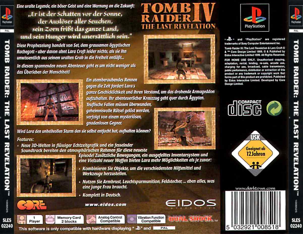 Tomb Raider 4 The Last Revelation Psx Iso Free
