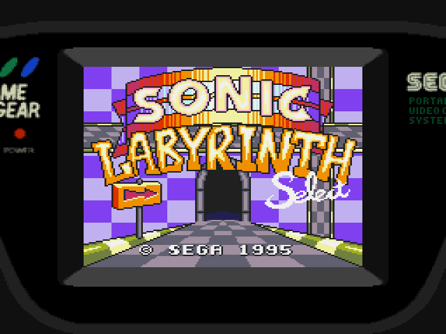 download sonic labyrinth game gear