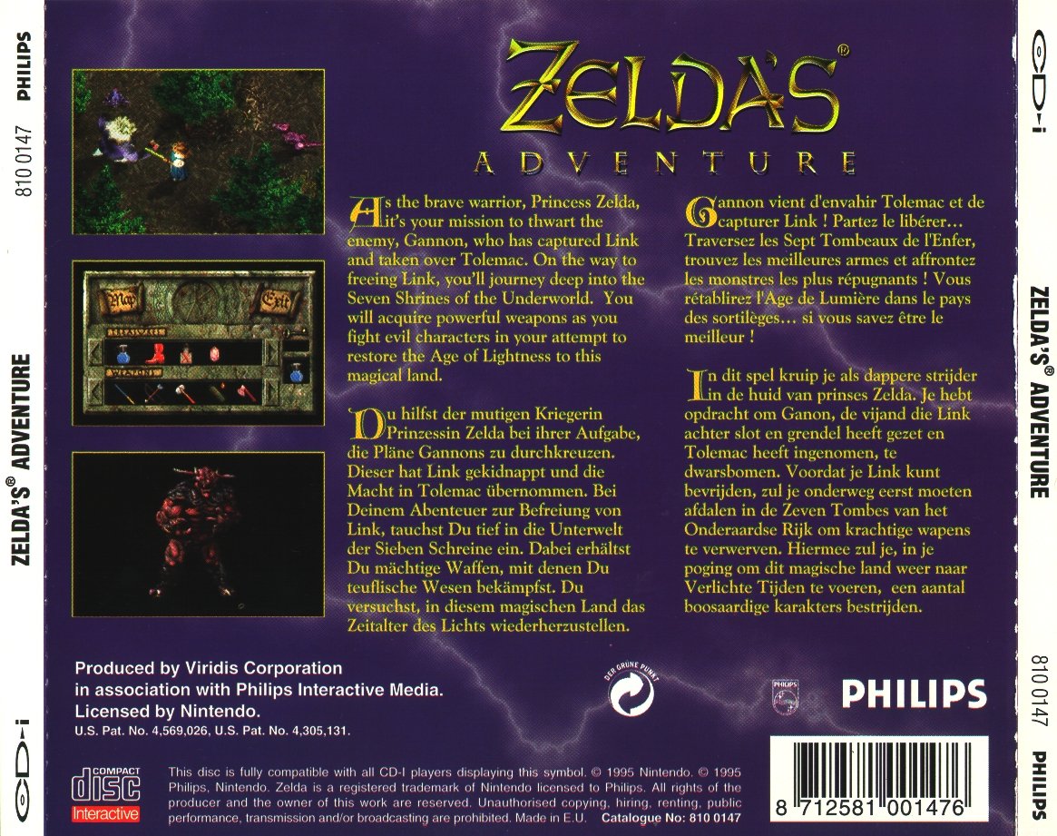 Zelda's Adventure (CDi) ISO