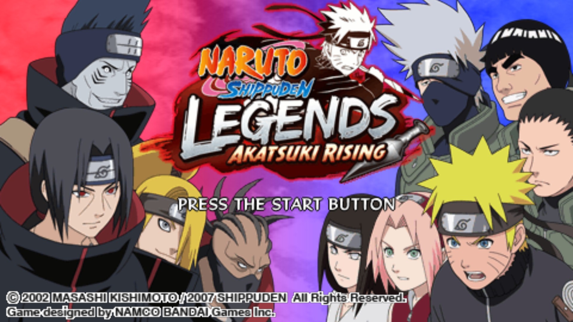 Naruto Shippuden - Legends - Akatsuki Rising (Europe) ISO