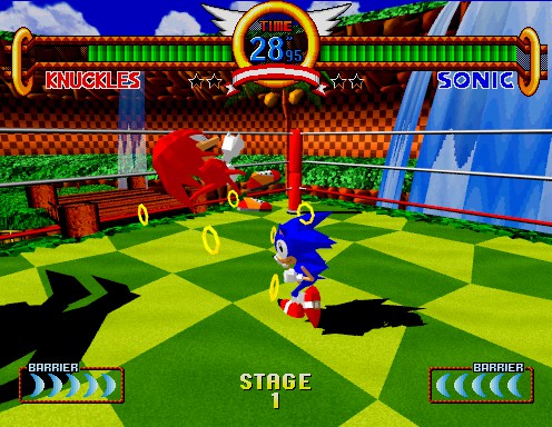 sonic the fighters hacked rom