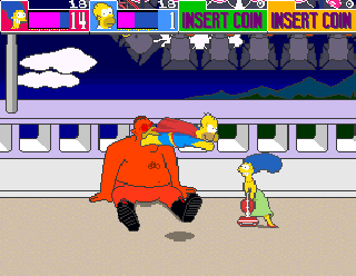 Screenshot Thumbnail / Media File 1 for The Simpsons (4 Players World, set 1)