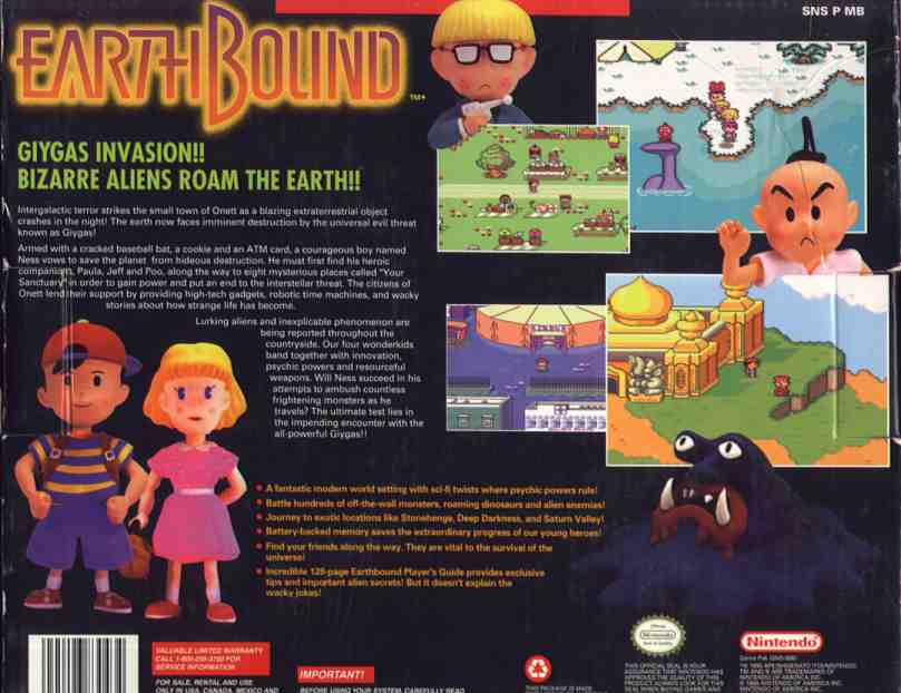 Screenshot Thumbnail / Media File 8 for EarthBound (USA)