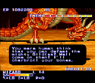 Screenshot Thumbnail / Media File 1 for King of Dragons, The (USA)