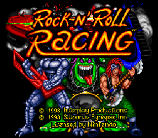 Screenshot Thumbnail / Media File 1 for Rock n' Roll Racing (USA)