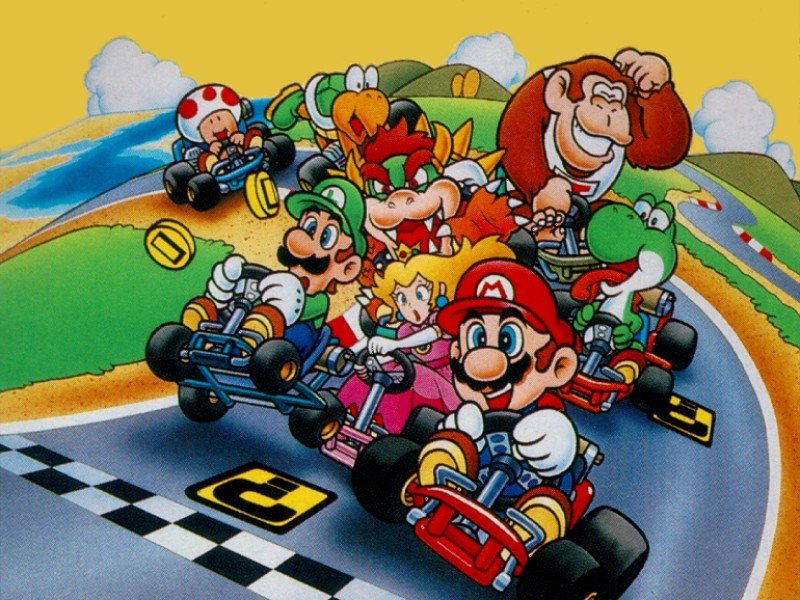 Screenshot Thumbnail / Media File 1 for Super Mario Kart (USA)