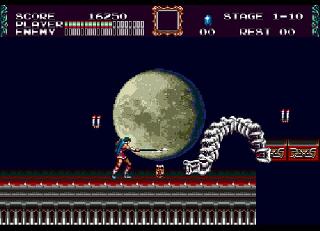 Screenshot Thumbnail / Media File 1 for Castlevania - Bloodlines (USA)