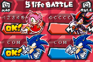 Screenshot Thumbnail / Media File 1 for 2 in 1 - Sonic Advance & Sonic Battle (E)(Rising Sun)