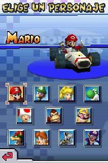 Screenshot Thumbnail / Media File 1 for Mario Kart DS (J)(Mode 7)
