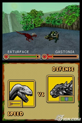 battle of giants dinosaurs nintendo ds