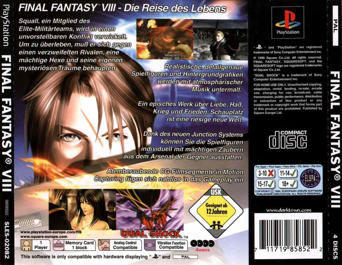 Screenshot Thumbnail / Media File 3 for Final Fantasy VIII (G) (Disc 1