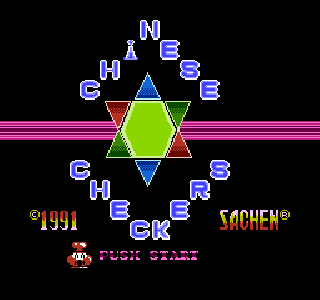 Screenshot Thumbnail / Media File 1 for Chinese Checkers (Asia) (Unl) (NES)