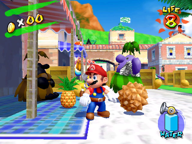 Screenshot Thumbnail / Media File 2 for Super Mario Sunshine (Europe) (En,