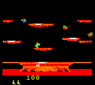 Screenshot Thumbnail / Media File 1 for Arcade Hits - Joust & Defender (USA)