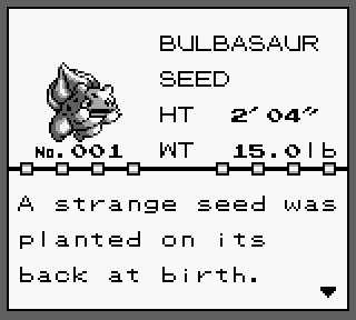 Screenshot Thumbnail / Media File 1 for Pokemon - Red Version (USA, Europe)