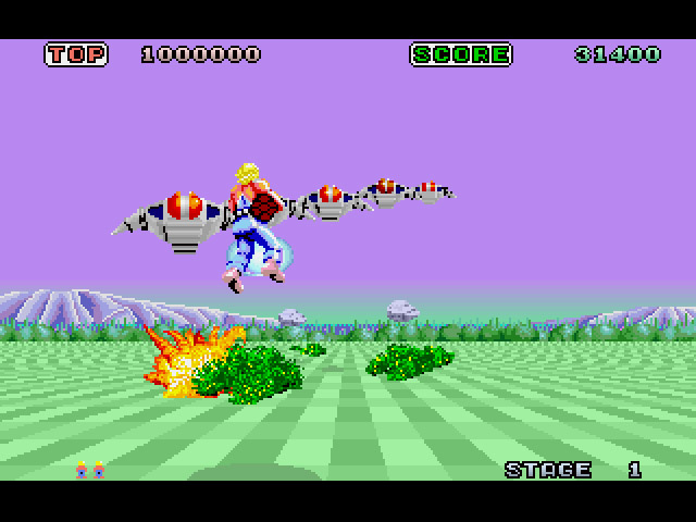 Screenshot Thumbnail / Media File 1 for Space Harrier (32X)