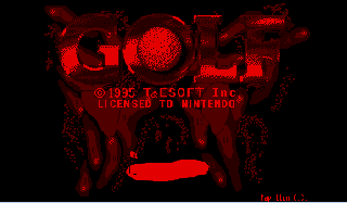 Screenshot Thumbnail / Media File 1 for Golf (USA)