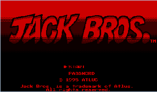 Screenshot Thumbnail / Media File 1 for Jack Bros. (USA)