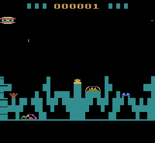 Screenshot Thumbnail / Media File 1 for Base Attack (1983) (Home Vision - Gem International Corp.) (VCS83113) (PAL)