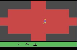 Screenshot Thumbnail / Media File 1 for Swordquest - EarthWorld (Adventure I, SwordQuest I - Earthworld) (1982) (Atari, Dan Hitchens) (CX2656)