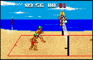 Screenshot Thumbnail / Media File 1 for Malibu Bikini Volleyball (USA, Europe)
