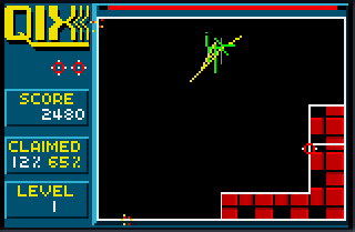 Screenshot Thumbnail / Media File 1 for Qix (USA, Europe)